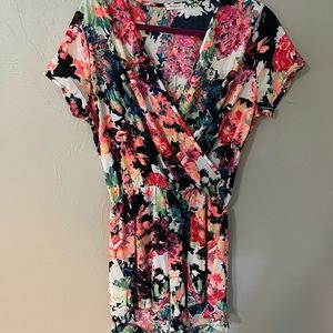 Bright Floral Romper